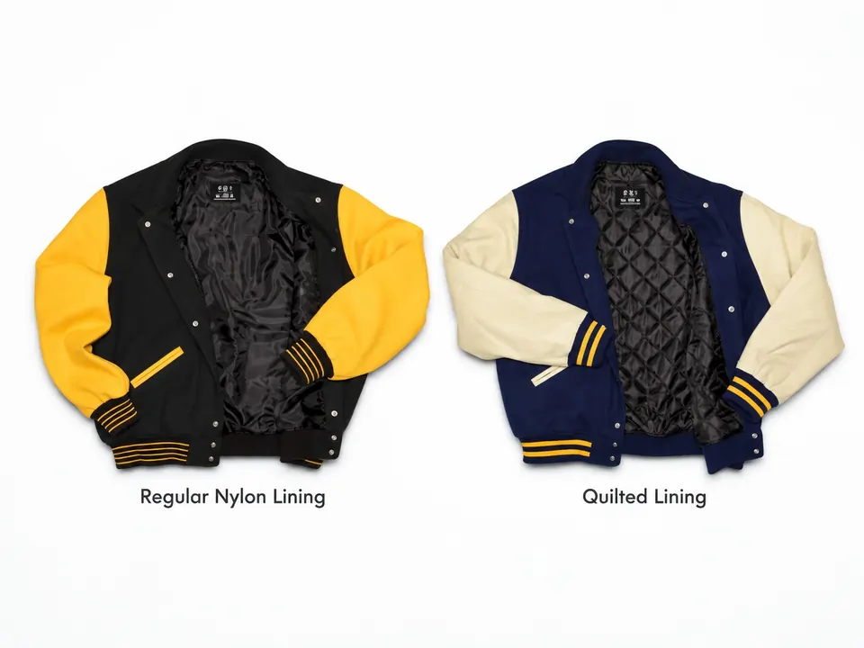 Custom lining inside the jacket
