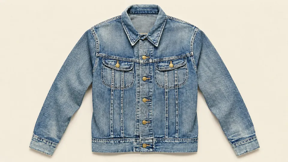 Denim on a jacket