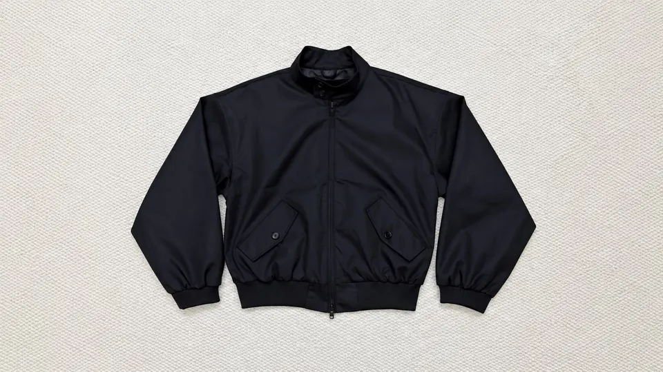 Polyester on a jacket