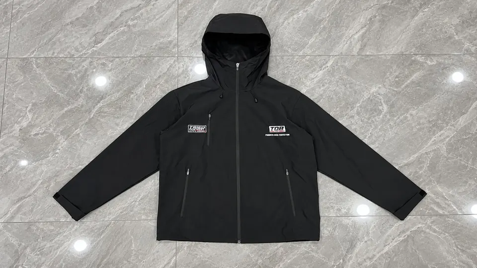Technical Shell Fabrics on a jacket